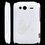 HTC Wildfire S Butterfly Case (White)